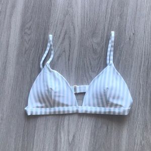 Stripped hollister swim top